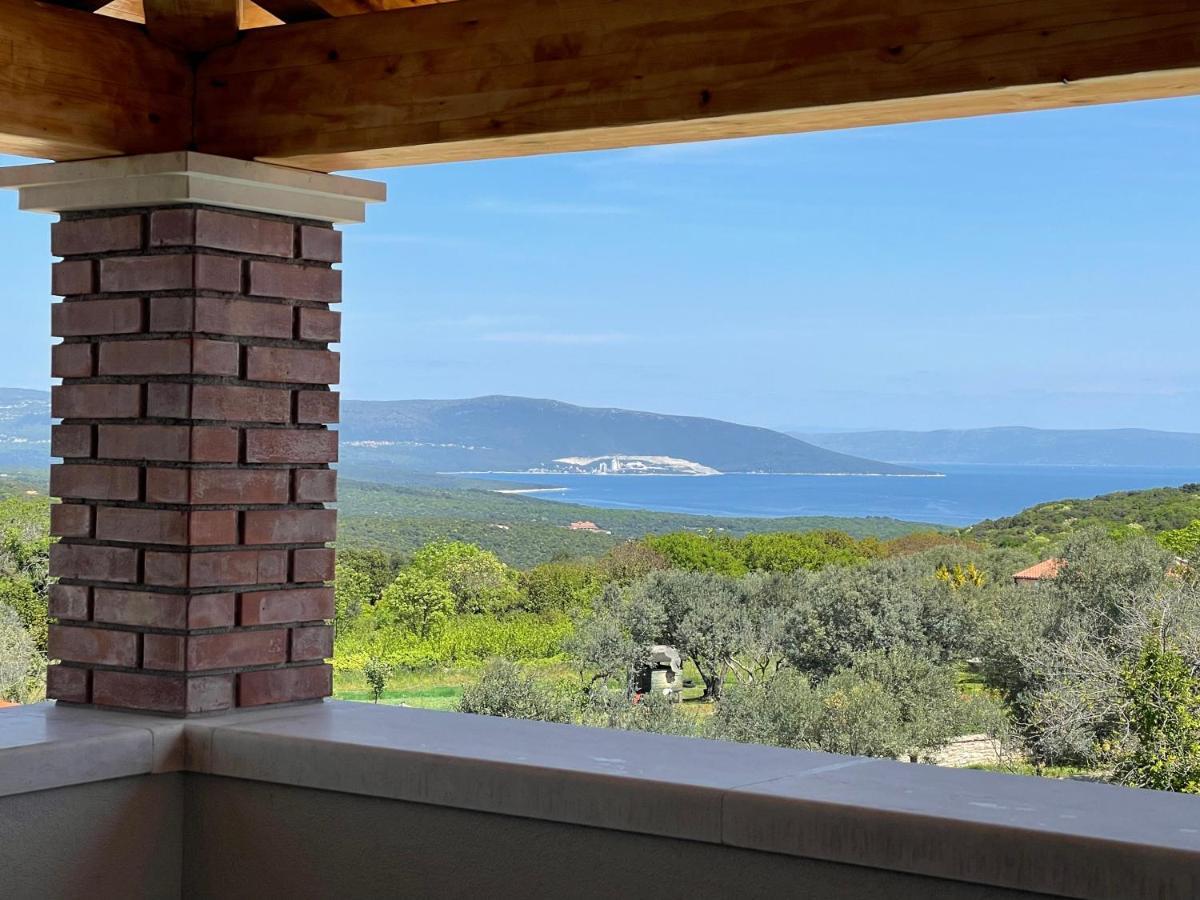 Moderne Istrische Steinvilla - 4 Sterne Mit Privatem, Beheizbaren Pool & Meerblick Kavran Bagian luar foto